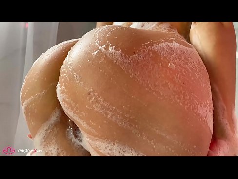 ❤️ rambut coklat masturbasi pukas dengan vibrator untuk intens orgasme di mandi porno indah pada kami ️❤